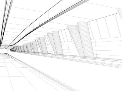 airport runway  Free low-poly 3D model