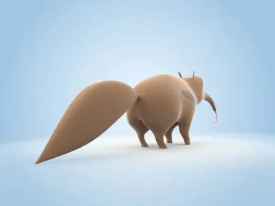 Anteater 3D model