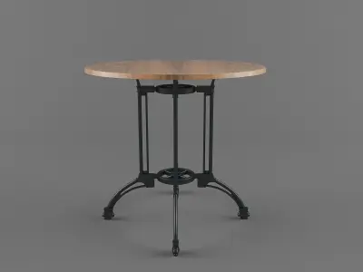 Outdoor table LG-911S  LG-911B Free low-poly 3D model
