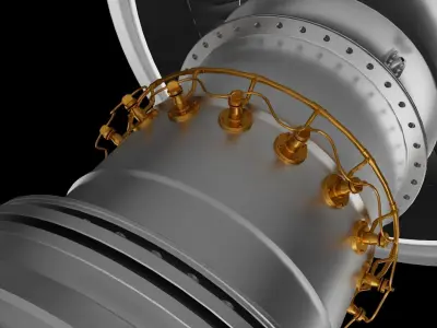 Jet Engine 3D print model