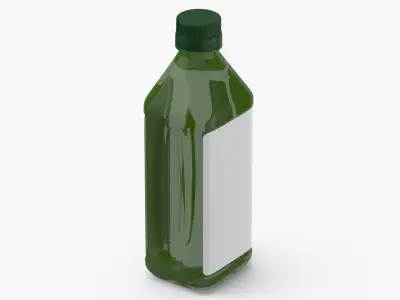 Bottled Olive Oil 01 Blank and Generic Label(1) 3D model