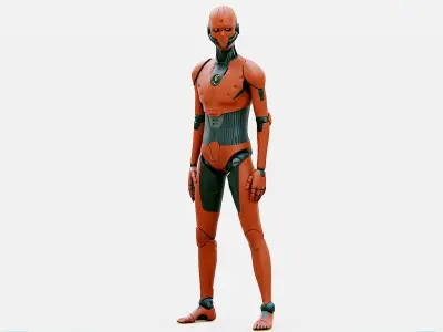 i-HOMO 03  Rigged for Unreal Engine - Unity - MIXAMO 3D model