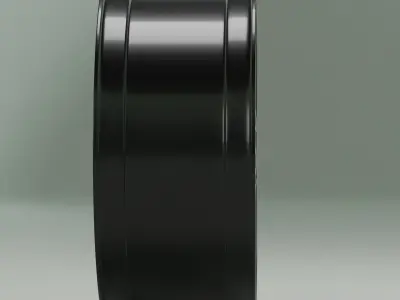 5 Spoke Car Rim 3D model