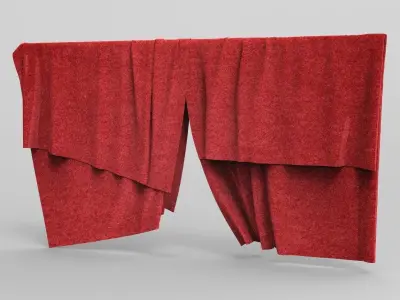 Set 7 in 1 Cloth 3 Low-poly 3D model