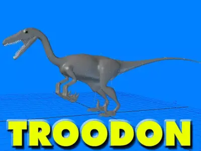 Troodon Dinosaur 3D model