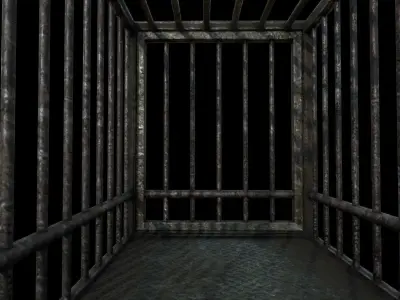 Cages Pack Low-poly 3D model