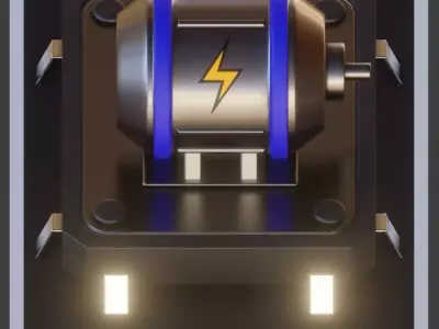 E-Motor-3-Output-Module 3D model