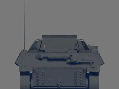 15cm sIG 33 B Sfl 3D model