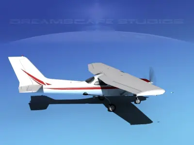 Cessna 172RG Cutlass V10 3D model