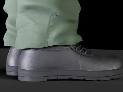 PilotCloth PLA air force Fatigues Free 3D model