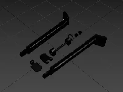 XM500 Bipod 3D print model