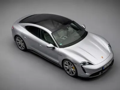 Porsche Taycan Turbo S Luxury Electric Sports Car 3D model