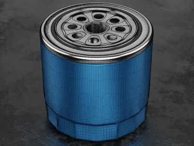 Car Filter Type B 3D model