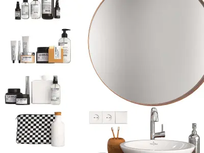 Bathroom Set 2 Part 1 3D model