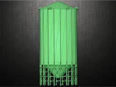 Silo Lowpoly Free low-poly 3D model