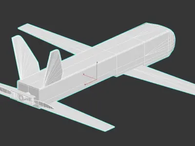 Switchblade Drone Low-poly Low-poly 3D model