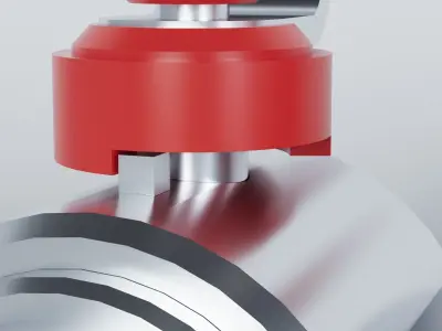 Ball Valve Free 3D model Free low-poly 3D model