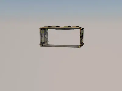 Sci Fi Corridor Room 3D model get
