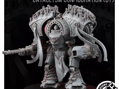 IMPERIAL SIEGE DREADNOUGHT CATACLYSM CONFIGURATION BT V1 3D model
