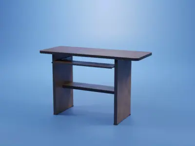 free Desk computer Free 3D model