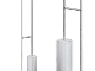 Ben coat rack p4789 by Laskasas 3D model