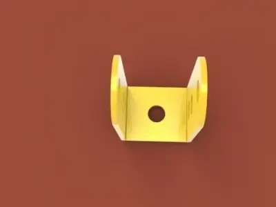 Bearing Block - Meccano Part Free 3D model