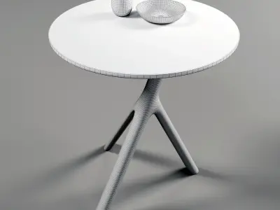 STORK side table Low-poly 3D model