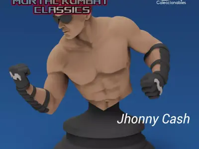 Mortal Kombat Classics - Jhonny Cage 3D print model purchase