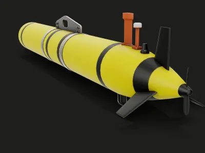 Unmanned Underwater Vehicle 3D model purchase