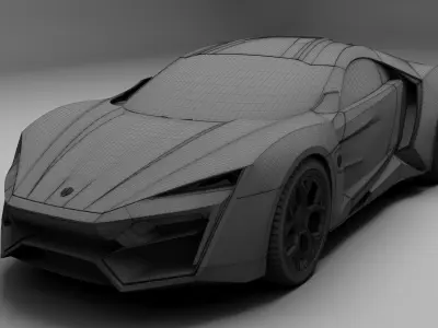 Lykan Hypersport Free 3D model