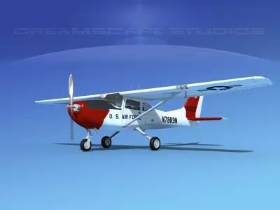 Cessna T-41 Mescalero USAF 3 3D model