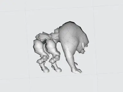 roachx halo character Low-poly 3D model