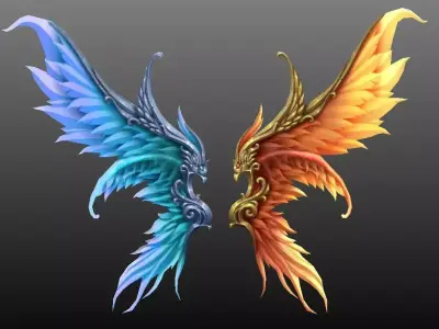 Wing Erap 08 Free low-poly 3D model