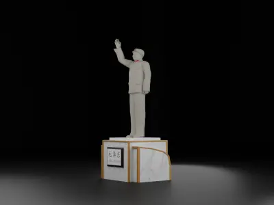 Mao Zedong Statue 3D model