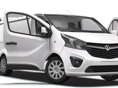 Fiat Talento Van L2H1 Tailgate HQInterior 2021 3D model