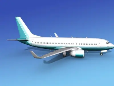 Boeing 737-700ER Corporate 5 3D model