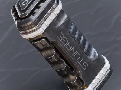 Sci-fi Grenade V6 PBR Low-poly 3D model