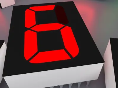 7Segment - Animated Seven Segment Display 3D model