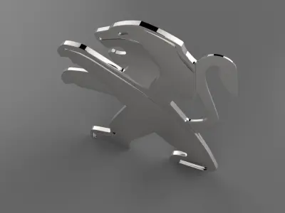 Peugeot Logo 3D model