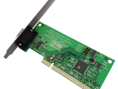 Serial Card 3D model