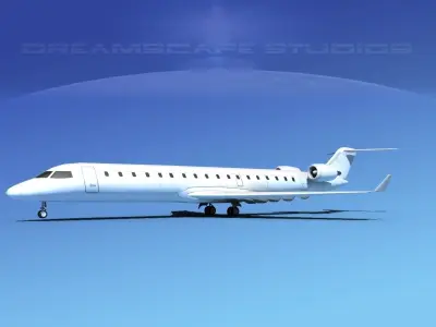Canadair CRJ700 LP SS 3D model