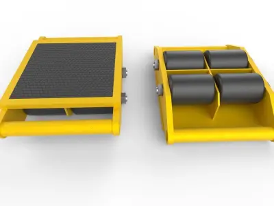Industrial Mover M2 Low-poly 3D model