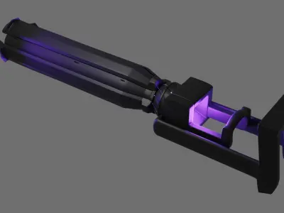 Black Rock Shooter Cannon 3D model