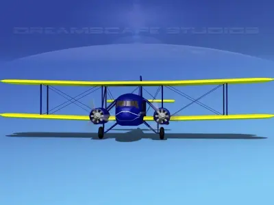 Curtiss Condor American 3D model