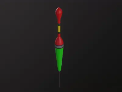 Fishing Float 3D Model Low-poly 3D model