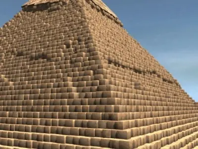 THE GREAT PYRAMID - 3d model 3D model