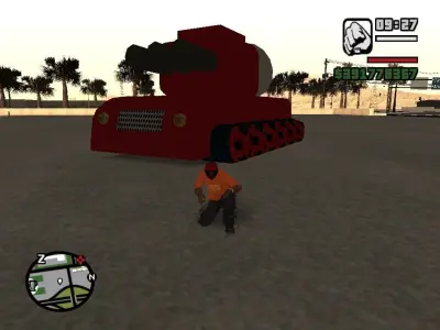 Sensya Tank Handkerchief PC Game Free low-poly 3D model