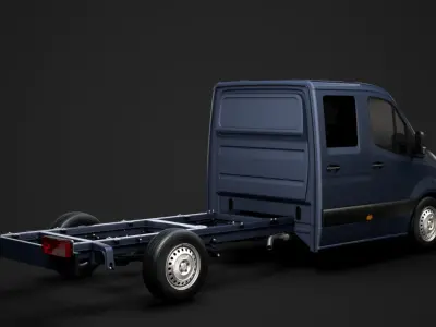 RAM Sprinter Chassis Crew Cab L3 RWD 2020 3D model