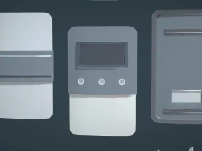 Weapons Pack - Melee Weapons Low-poly 3D model