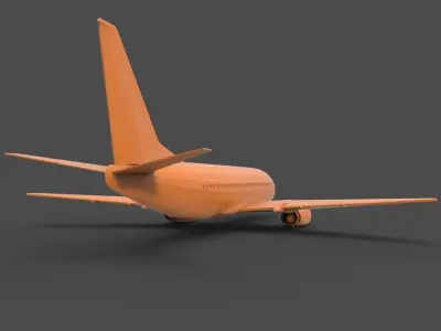 Boeing 737 3D print model